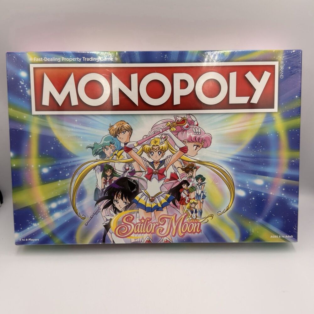 Monopoly Sailor Moon Collector’s Edition 2018 USAopoly Hasbro NEW Sealed Game